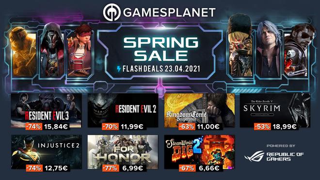 Gamesplanet  Spring Sales : jusqu’à -86% sur plus de 300 jeux PC !