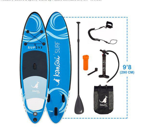 Bon plan pour un Stand Up Paddle Kangui à 199€ au lieu de 299€ chez LECLERC