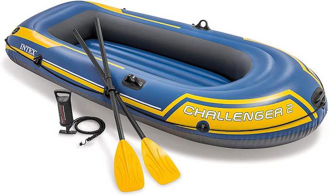 Amazon : set bateau Challenger 2 INTEX à 47,93 €