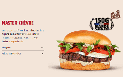 Burger King – Master Chèvre : le nouveau burger au fromage de chèvre