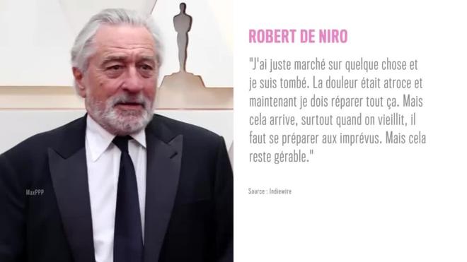 Non Stop People - Robert de Niro blessé et hospitalisé : Il donne de ses nouvelles