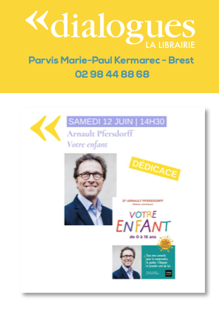 Brest le samedi 12 juin 14h30 – Séance de dédicace à la Librairie Dialogues