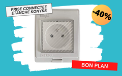 La prise étanche connectée Konyks Pluviose à 29,90€ seulement !