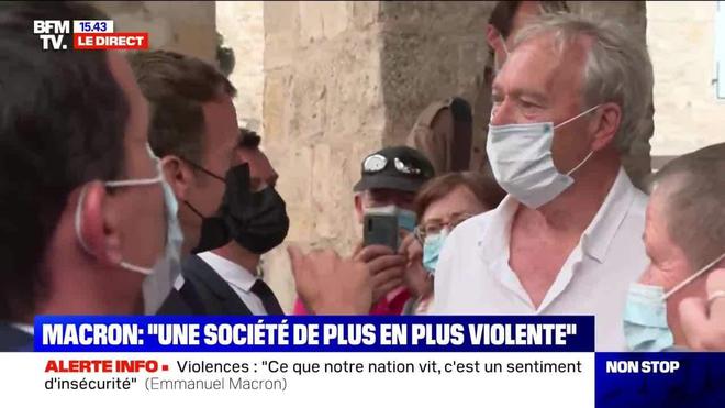 Emmanuel Macron furieux face à un électeur mécontent : « vous êtes tordu »