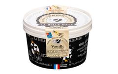 Rappel produit : Crème Glacée Vanille aux gousses de Vanille Bourbon de Madagascar 550 ml de marque LA BELLE AUDE