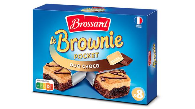 Rappel produit : Le Brownie Pocket Duo Choco de marque Brossard