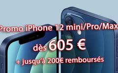???? Promo : iPhone 12/mini/Pro/Max dès 605€ + jusqu’à 200€ remboursés