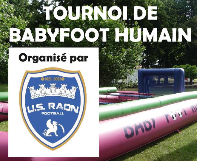 Raon-l’Etape – Tournoi de babyfoot humain ce week-end